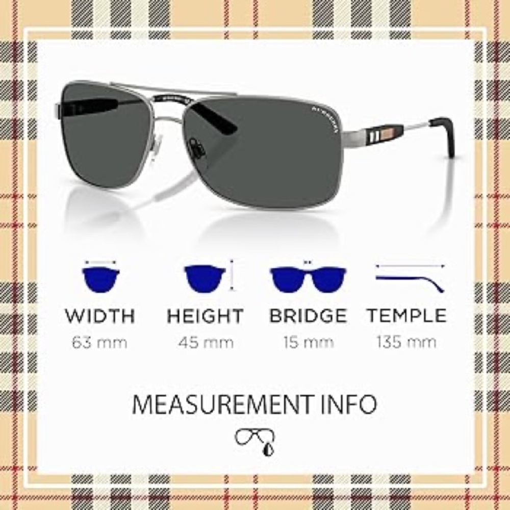 burberry sunglasses unisex BE3074-100387